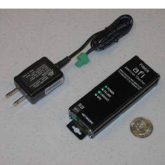 American Fibertek Mini Ethernet Media Converter-Single Fib